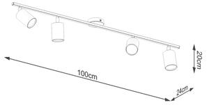 Spot Sollux SL.1227 LEMMI 4xGU10/10W/230V alb