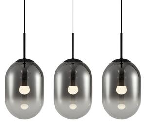 Lustră pe cablu ALIAS 3xE14/40W/230V negru/gri