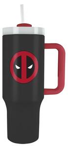 Cană pentru călătorie Deadpool - Symbol, 1,182 l