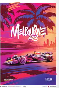 Imprimare de artă Oracle Red Bull Racing - Australian Grand Prix 2023, Automobilist, 21 × 30 cm