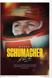 Imprimare de artă Michael Schumacher - Keep Fighting - 2023, Automobilist, 21 × 30 cm