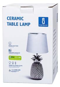Lampă de masă Aigostar 1xE14/40W/230V crom