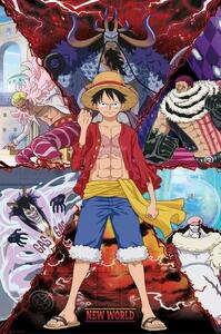 Poster One Piece - Luffy vs New World, 61 × 91.5 cm