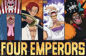 Poster One Piece - The Four Emperors, 91.5 × 61 cm