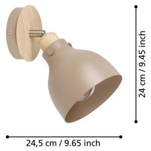 Spot de perete Eglo 900711 ARRECIFE 1xE27/28W/230V