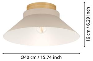 Plafonieră Eglo 900736 MOHARRAS 1xE27/40W/230V