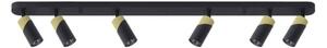Spot NEO 6xGU10/8W/230V negru/auriu