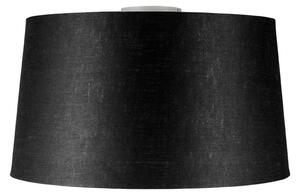 Plafoniera moderna alba cu nuanta neagra de 45 cm - Combi