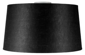 Plafoniera moderna alb mat cu nuanta neagra 45 cm - Combi