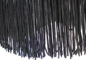 Abajur de mătase negru cu gri 45 cm - Bunicuță