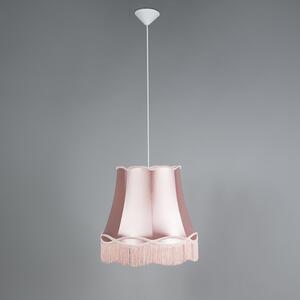 Lampă suspendată retro roz 45 cm - Bunicuță
