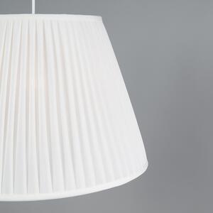 Lampă suspendată retro cremă 45 cm - Plisse