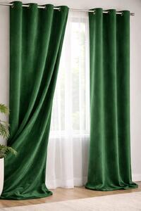 Draperie catifea verde smarald 140 x 260 cm Velunia Home – CONFTEX PUCIOASA