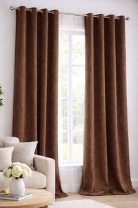Draperie catifea maro 140 x 260 cm Velunia Home – CONFTEX PUCIOASA