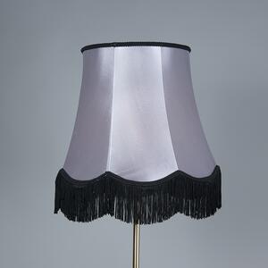 Lampă de podea din alamă cu nuanță Granny B negru-gri 45 cm - Kaso