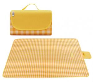 Saltea de plaja pliabila pentru picnic PIKNIX 145x200 cm - mai multe culori Culoare: Portocaliu