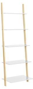 Raft, Vasagle, Alb-Natural, LLS201N01, 30x30x129.5 cm