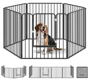 PawHut Tarc de Joaca Rezistent pentru Caini din 6 Panouri pentru Animale de Companie Interior Exterior | Aosom Romania