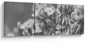 Tablou - Flori uscate (cu ceas) (90x30 cm)