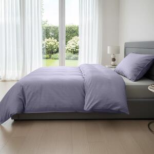 Lenjerie de pat din damasc - Titanium grey | 140 x 200 cm / 70 x 90 cm
