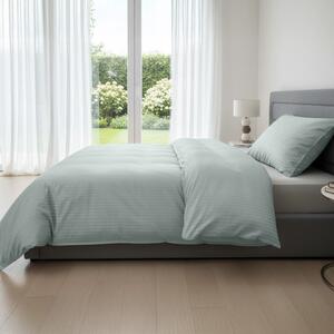 Lenjerie de pat din damasc - Glacier grey | 140 x 200 cm / 70 x 90 cm