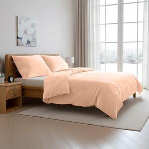 Lenjerie de pat din microplus - Șampanie | 140 x 220 cm / 70 x 90 cm