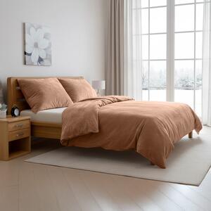 Lenjerie de pat din microplus - Deschisă bej | 140 x 220 cm / 70 x 90 cm