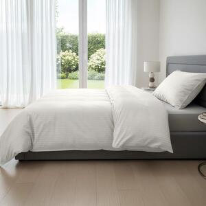 Lenjerie de pat din damasc - Light cream | 140 x 200 cm / 70 x 90 cm