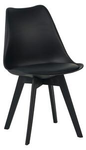 Scaun gaston I, Pako World, PP, Negru, 48x53x81 cm