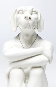 Figurina Decorativa Gangster Dog Crem