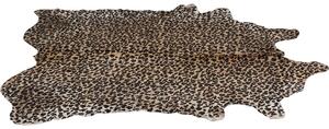 Covor asimetric piele naturala Leopard 210x170 cm