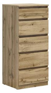 Comoda TETRIX, stejar wotan, PAL, 50x45x115 cm
