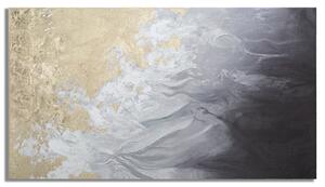 Tablou Gold Waves 180x4,8x100 cm