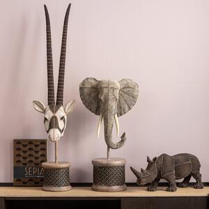 Obiect decorativ Elephant Head Pearls