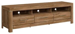 Comoda TV GENT, stejar, PAL, cu iluminare LED, 200x54x60 cm