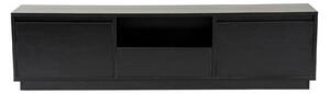 Comoda TV VANGUARD, negru, PAL, 160x30x42 cm