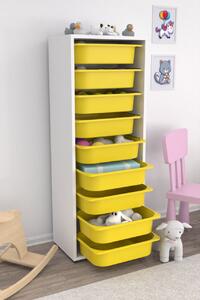 Dulap multifunctional, Dust thorn, UnicUtil, Culoarea Alb Galben