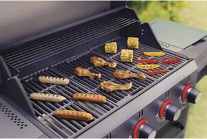 Placă de grătar tip grill Tenneker Carbon, fontă, 41,9 x 24 x cm, negru