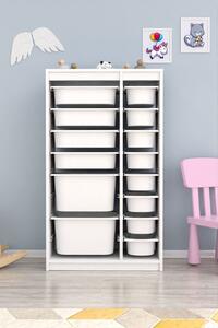 Dulap multifunctional, Ridge flame, UnicUtil, Culoarea Alb