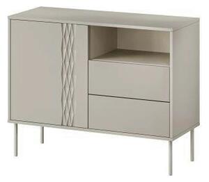 Comoda TRESSE, bej, PAL laminat, 100x40x75 cm