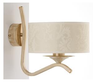 Brilagi - Lampă de perete SAPHIRE 1xE27/15W/230V crem/auriu/patină