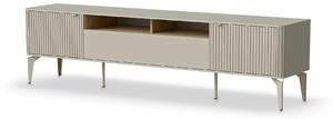 Comoda TV BELUCI, casmir/stejar, PAL laminat/metal, 200x40x54 cm