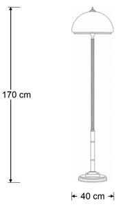 Brilagi - Lampă de podea TAURUS 2xE27/15W/230V bronz