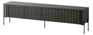 Comoda TV VERA, negru, PAL laminat, 190x40x50 cm