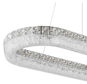 Globo 67387-40 - Candelabru LED reglabil pe cablu LAUREL 40W/230V sticlă clară+telecomandă