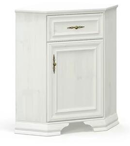 Comoda pin alb anderson IRYS, PAL laminat, 59x59x89 cm
