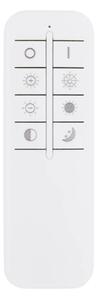 Globo 67387-72 - Lustră LED dimmabilă suspendată pe cablu LAUREL 72W/230V, sticlă transparentă + telecomandă