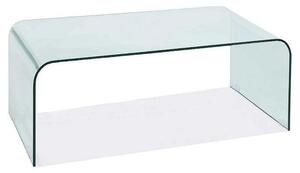 Masuta PRIAM A, transparent, sticla, 120x60x42 cm