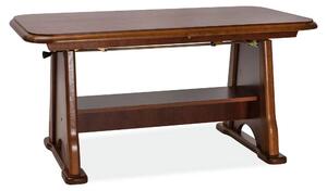 Masuta BEATA, nuc, PAL/lemn, 130/170x67x60/77 cm