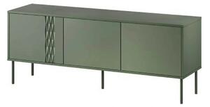 Comoda TV TRESSE, verde, PAL, 150x40x55 cm
